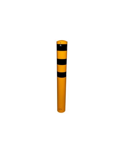Fixed collision bollard, Yellow/black, Ø193m / 1500mm
