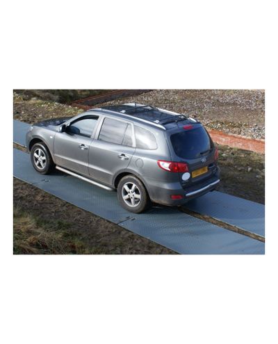 Plastic ground protection sheet