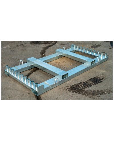 Transport stand pin, for white 2.0m construction site fences