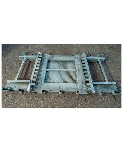 Combi stand for white fences HIGH
