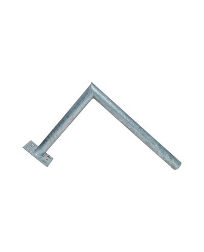 Flanged L-shaped pipe angle, 500x700 mm