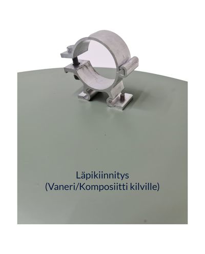Aluminum fastener 60 mm, 2-sided