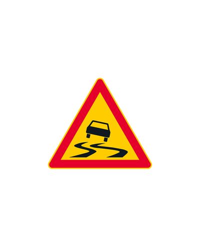 A13 Slippery Roadway, aluminum (R2 film / ELY attachment)
