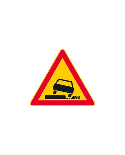 A14 Dangerous Road Edge, aluminum (R2 film / ELY attachment)