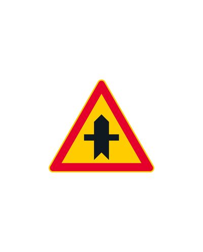 A22.1 Side road intersection, aluminum (R1 foil / ELY attachment)