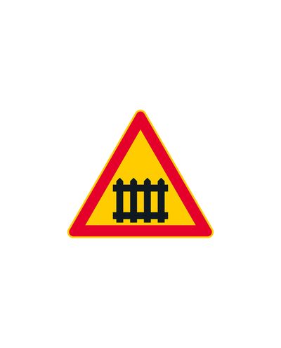 A27 Railway Level Crossing With Booms, aluminum (R2 film / ELY attachment)