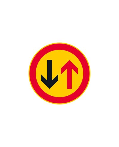 B4 Duty to give way when encountered, aluminum (R2 film / ELY attachment) B4 Duty to give way when encountered, aluminum (R2 film / ELY attachment)