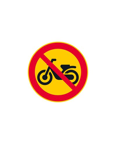C10 Moped Driving Prohibited, aluminum (R2 film / ELY attachment) C10 Moped Driving Prohibited, aluminum (R2 film / ELY attachment)
