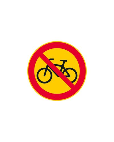 C11 Bicycle Driving Prohibited, aluminum (R2 film / ELY attachment) C11 Bicycle Driving Prohibited, aluminum (R2 film / ELY attachment)