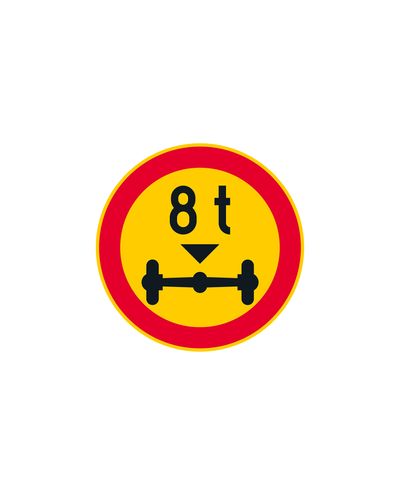 C26 Vehicle Maximum Permissible Axle Mass, aluminum (R2 film / ELY attachment)