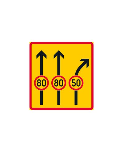 C36 Lane-specific Prohibition Restriction Or Order, aluminum (R2 film / ELY attachment)