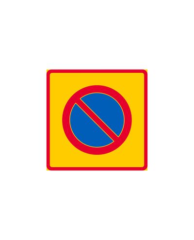 C39 No parking area, aluminum (R2 film / ELY attachment)