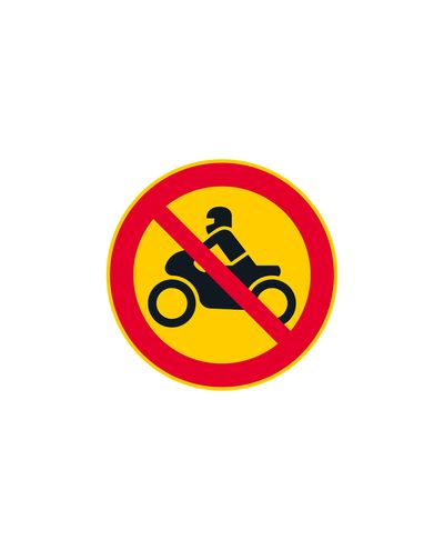 C6 Driving on a motorcycle prohibited, aluminum (R2 film / ELY attachment) C6 Driving on a motorcycle prohibited, aluminum (R2 film / ELY attachment)