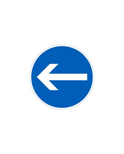 D1.2 Mandatory Direction of travel, aluminum (R1 film / ELY attachment) D1.2 Mandatory Direction of travel, aluminum (R1 film / ELY attachment)