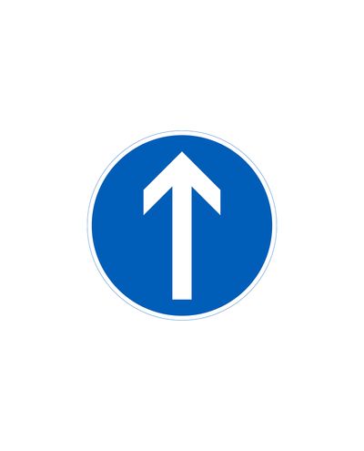 D1.3 Mandatory Direction of travel, aluminum (R1 film / ELY attachment) D1.3 Mandatory Direction of travel, aluminum (R1 film / ELY attachment)
