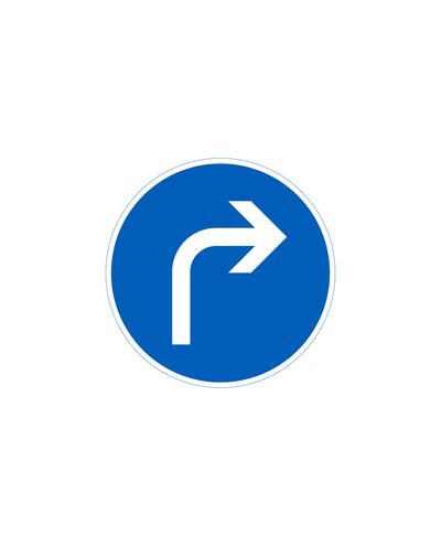 D1.4 Mandatory Direction of travel, aluminum (R1 film / ELY attachment) D1.4 Mandatory Direction of travel, aluminum (R1 film / ELY attachment)