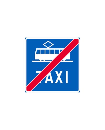 E12.2 Tram lane ends