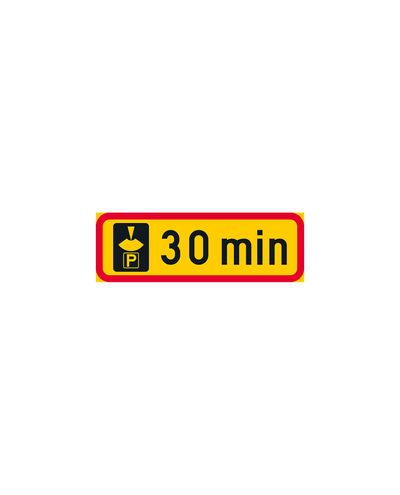 H19.1 Obligation to Show the Start of Parking Time, aluminum (R2 foil / ELY attachment)