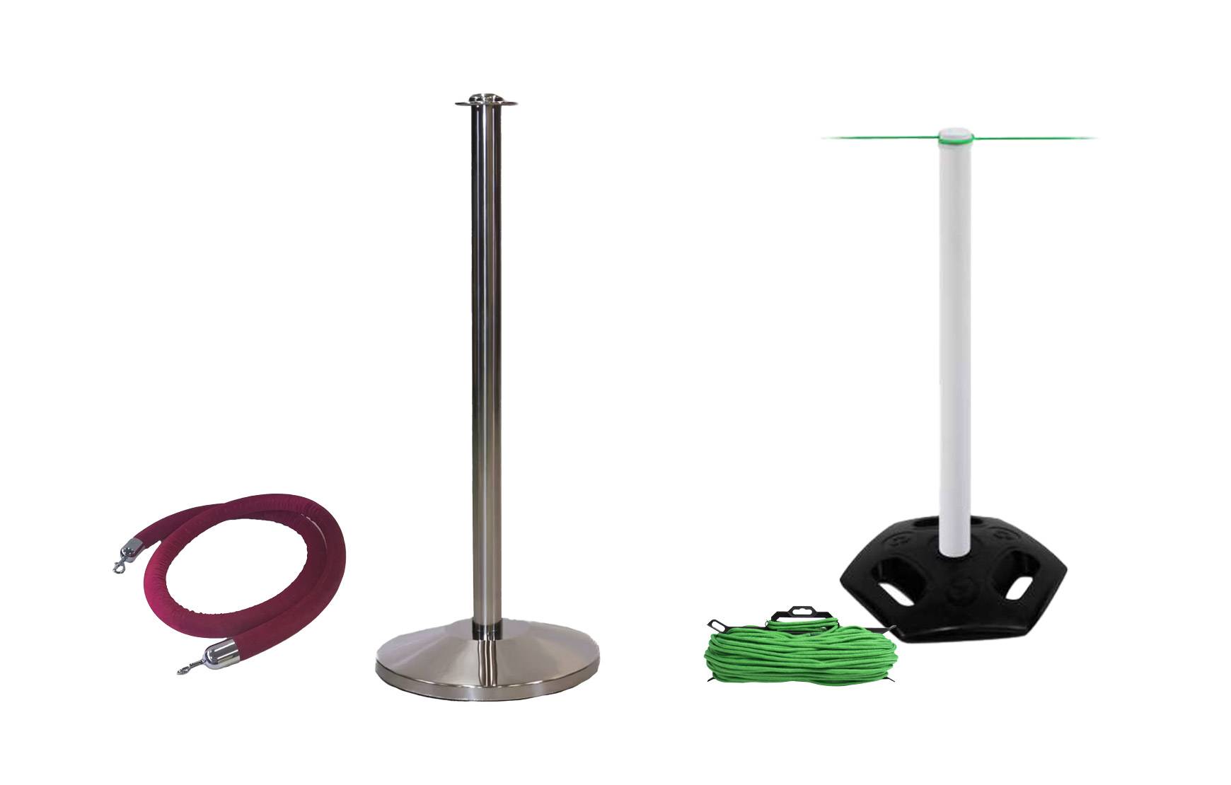 Tensator rope poles - Trafino.com