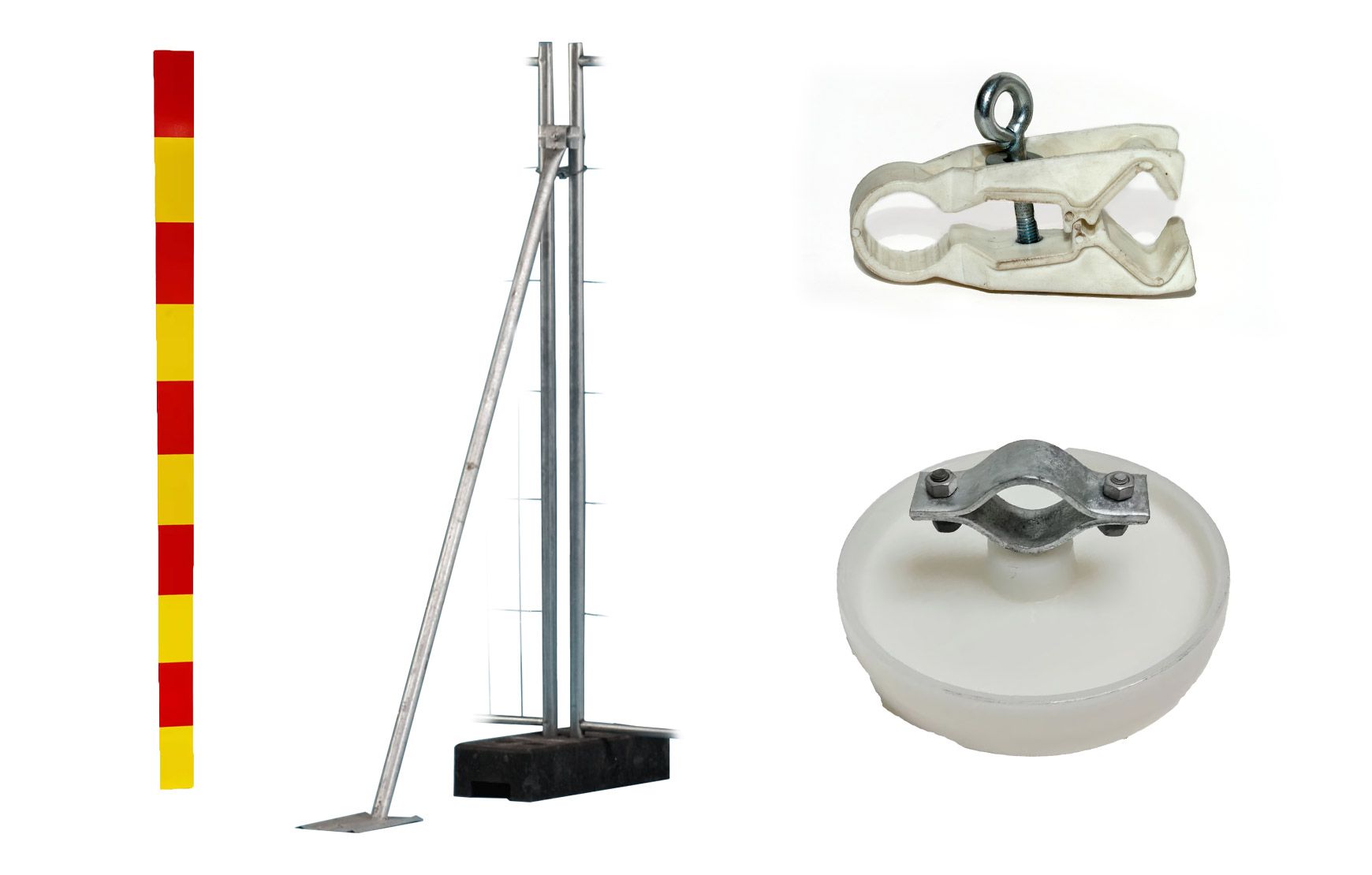 Accessories for protective fences