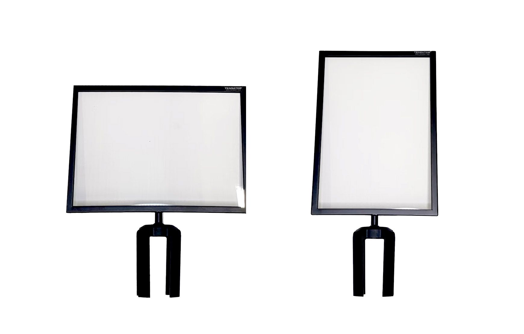 Tensator sign racks