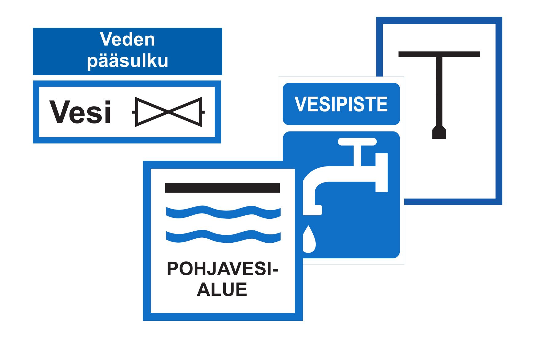 Water supply signs