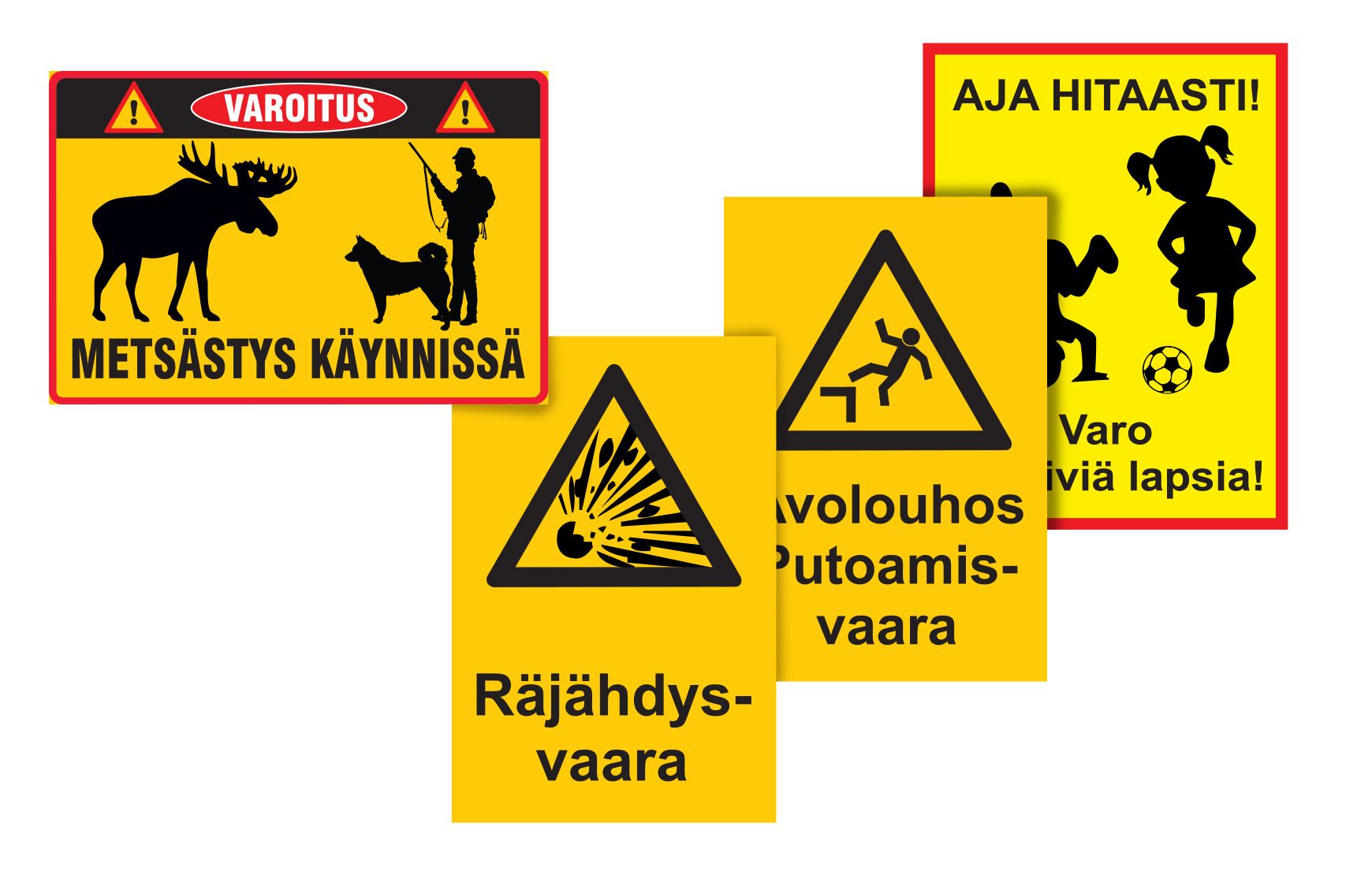 Warning signs
