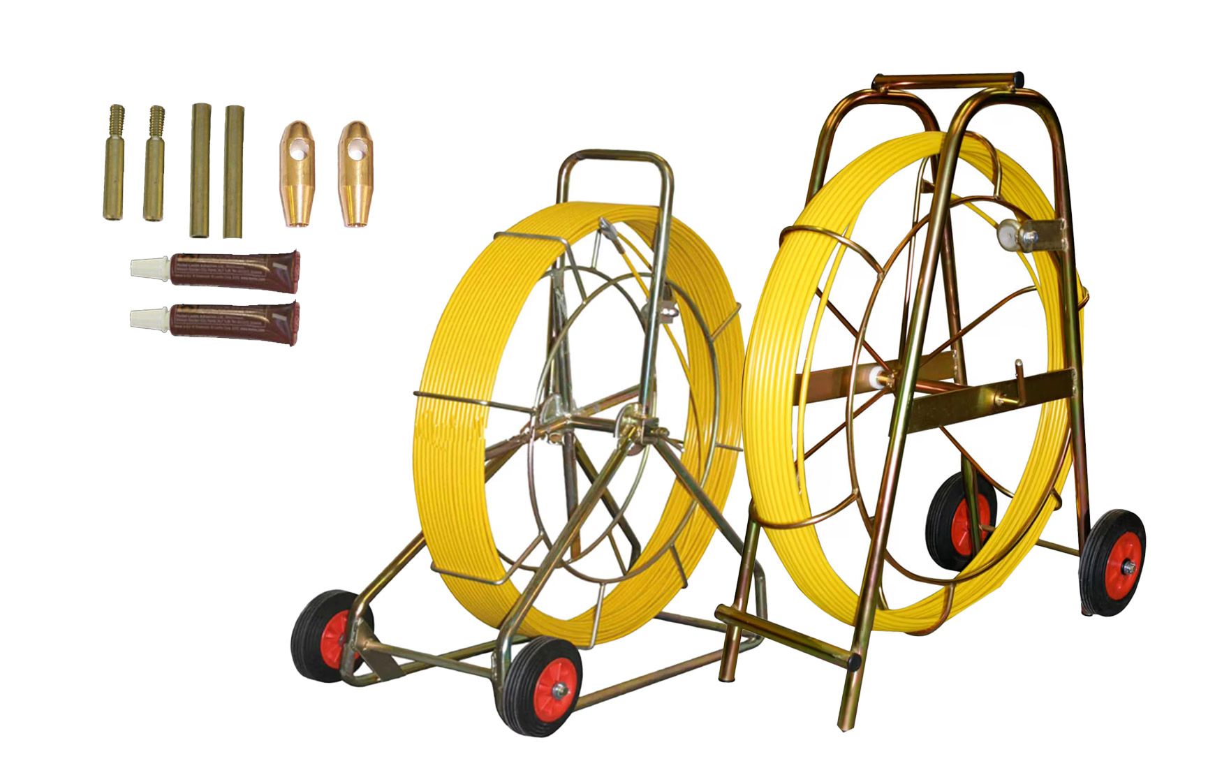 Push-arm coils and tension springs