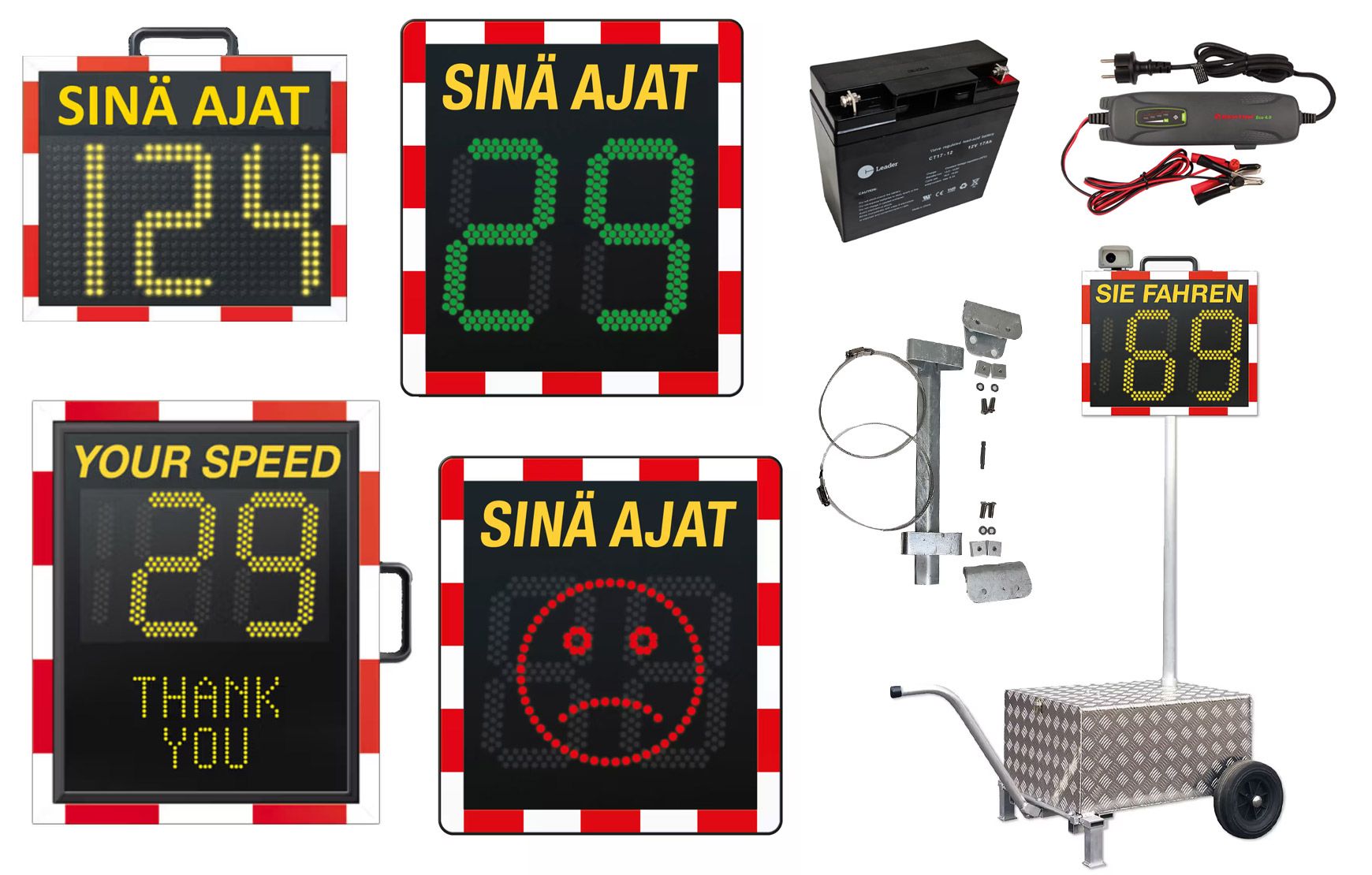 Speed displays