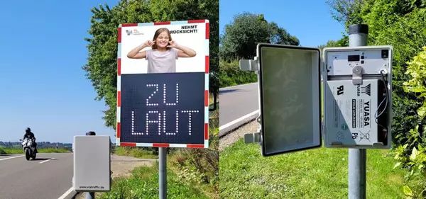 NRS - Sound level warning system for traffic